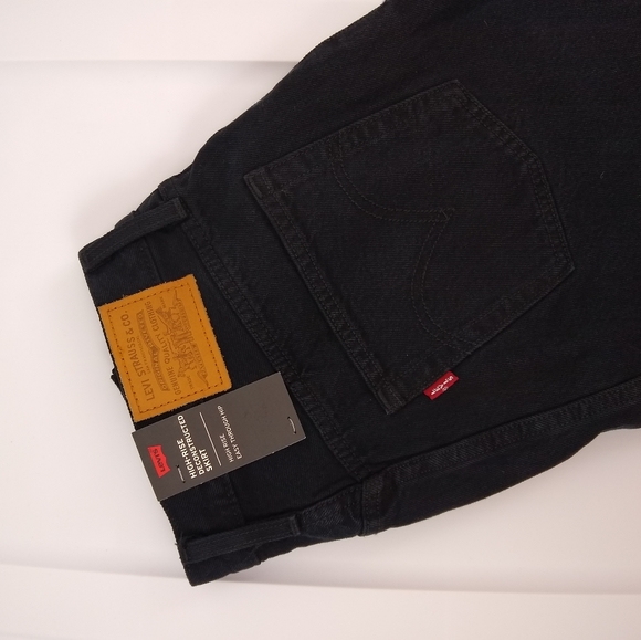 NEW Levi's High Rise Cut Off Jean Mini Skirt - Picture 6 of 8